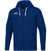 Jako 6865 hooded vest navy bedrukken met logo