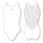 Turbo custom sportbadpak met brede bandjes volledig in eigen ontwerp