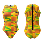 Turbo waterpolobadpak met Ghana Kente design 