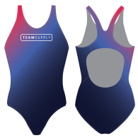 Custom swimsuit zwempak in eigen design 